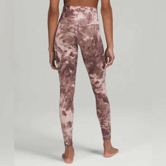 Lululemon Align High-Rise Pant Leggings 28” – Diamond Dye Shadow Grey | Sz 4 - Picture 1 of 8